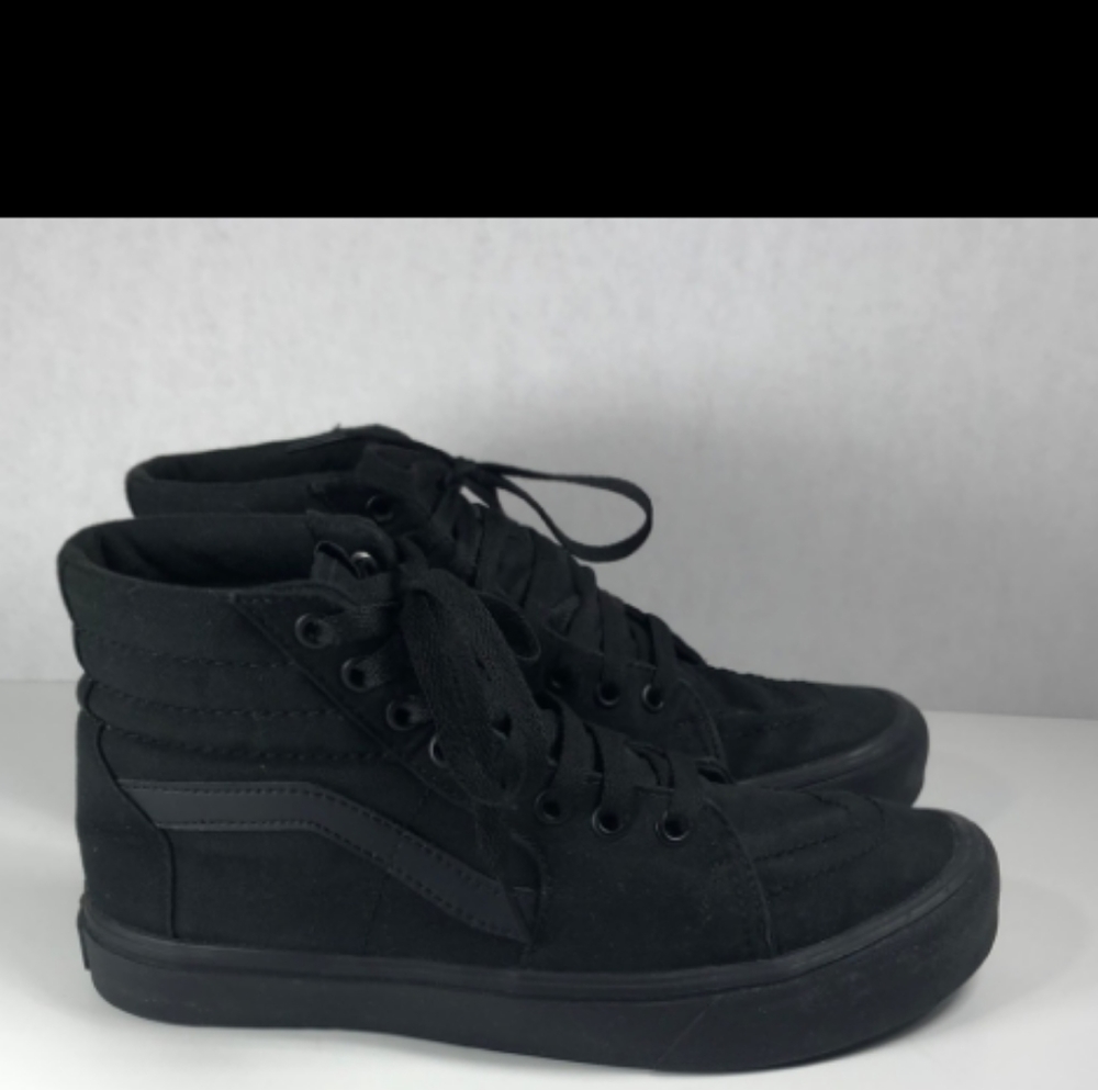 VANS CANVAS SK8-HI black/black/black